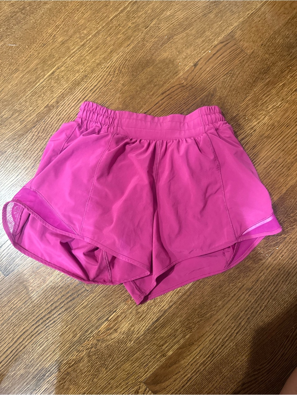 lululemon athletica Bright Pink Athletic Shorts with Liner